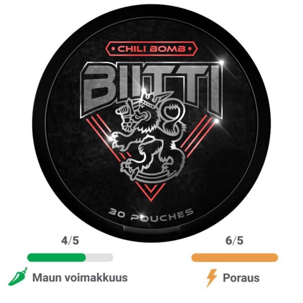 Biitti - Chili bomb 4mg nikotiinipussi