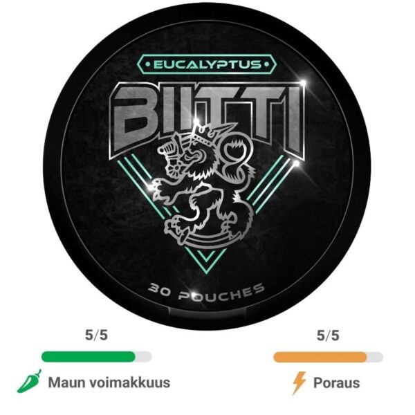 Biitti - Eucalyptus 4mg nikotiinipussi