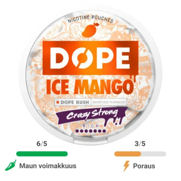 Dope Ice Mango Crazy Strong 20mg