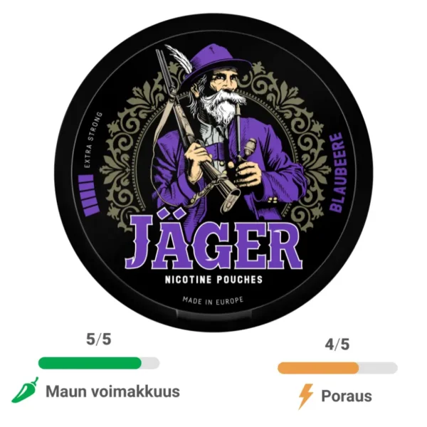 Jäger nikotiinipussi - Blaubeere 12mg