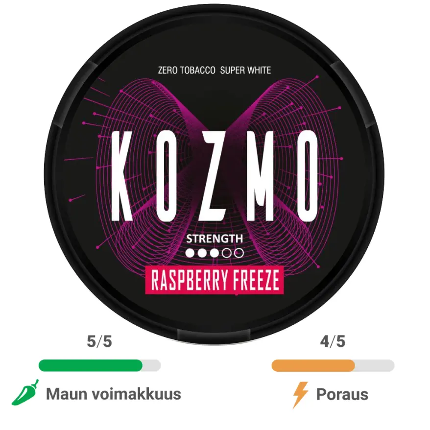 Kozmo-rasberry-Freeze-nikotiinipussit.webp