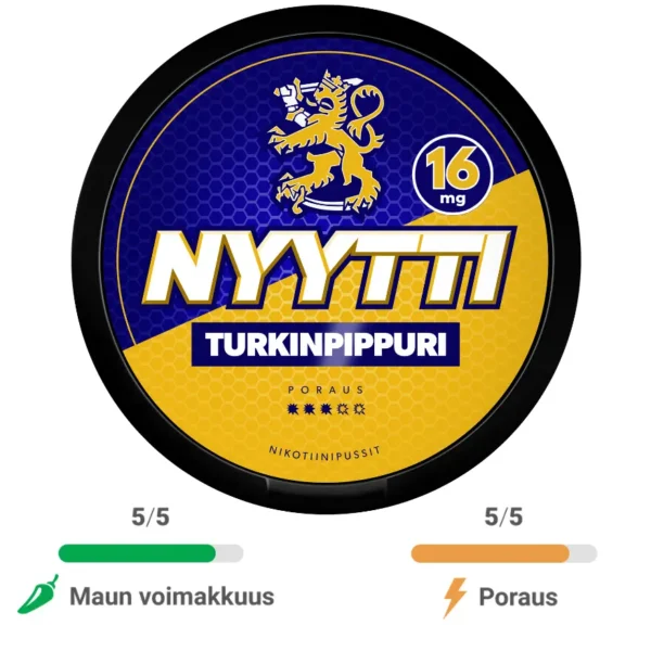 Nyytti - Turkinpippuri 9,6mg