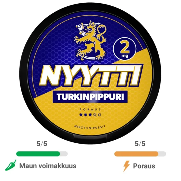 Nyytti - Turkinpippuri 2mg