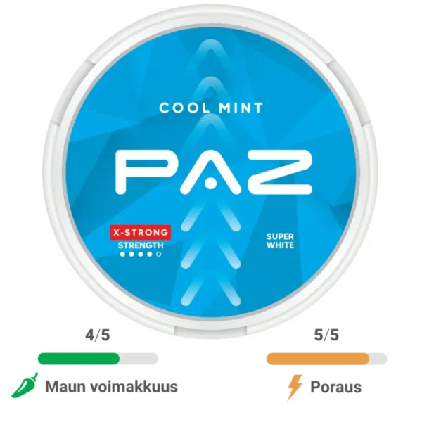 PAZ nikotiinipussi - Cool Mint 11,2mg