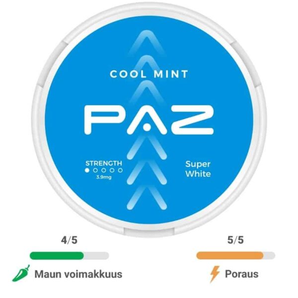 PAZ nikotiinipussi - Cool mint 4mg